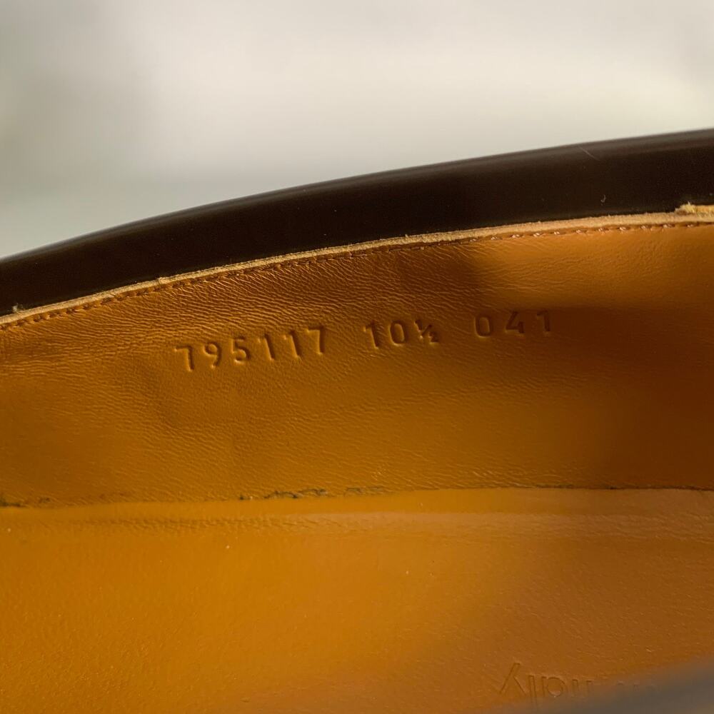 GUCCI Size 10.5 Brown Tan Monogram Canvas Loafers - Picture 8 of 12